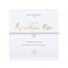 A Little Marvellous Mam Bracelet on a Sentiment card in a white presentation pouch