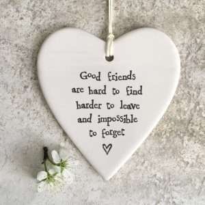 Good Friends Hanging Heart