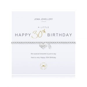 A Little Happy 30th Birthday Bracelet