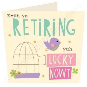 Geordie Retirement Card