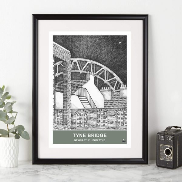 Tyne Bridge Travel Poster