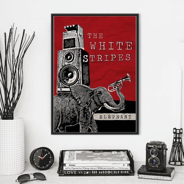 The White Stripes Elephant Print