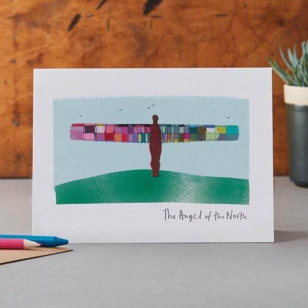 Angel Of The North Blank Greetings Card