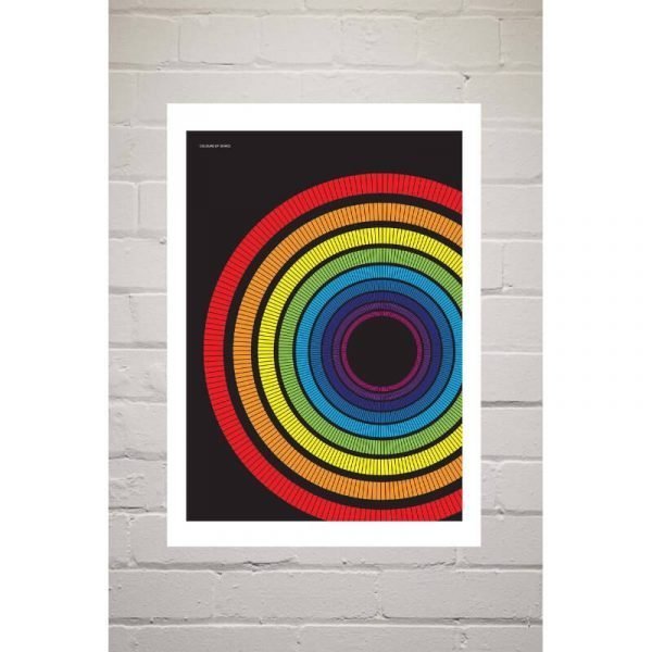 Abstract Rainbow Print