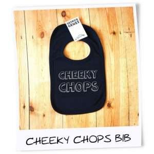 Alternative view of Cheeky Chops Geordie Bib