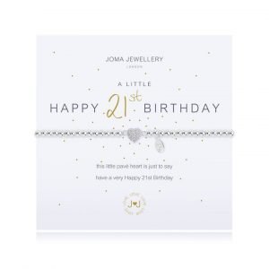 Alternative view of A Little Happy 21st Birthday Bracelet