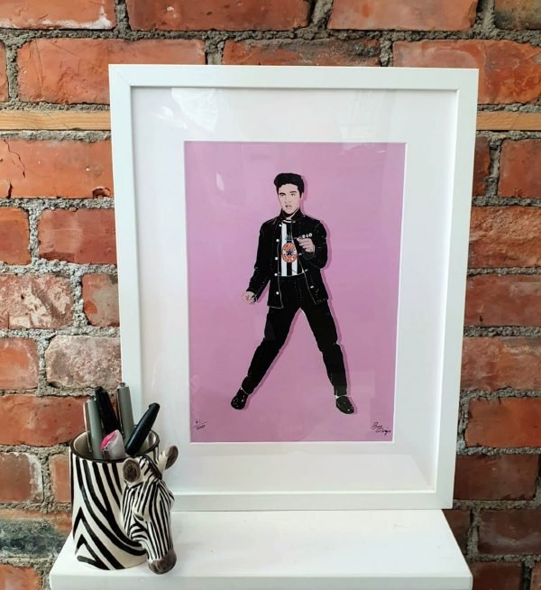 Geordie Elvis Print