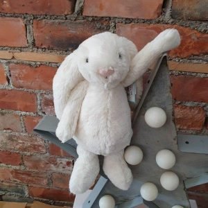 Cream bunny soft toy