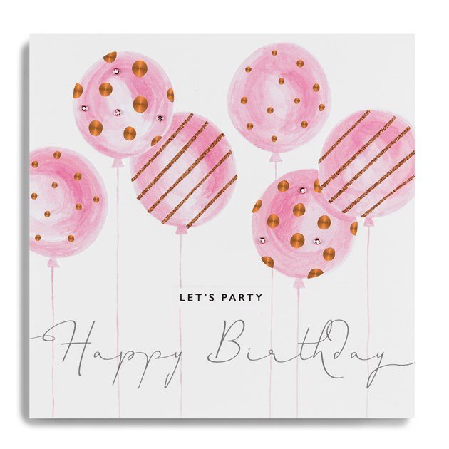 Let's Party Birthday Card