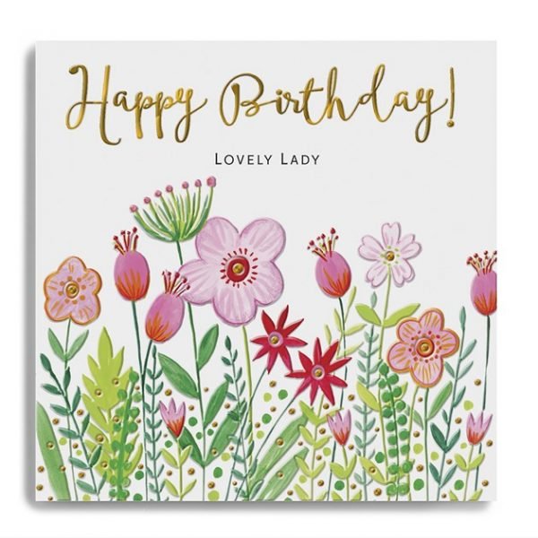Happy Birthday Lovely Lady Card