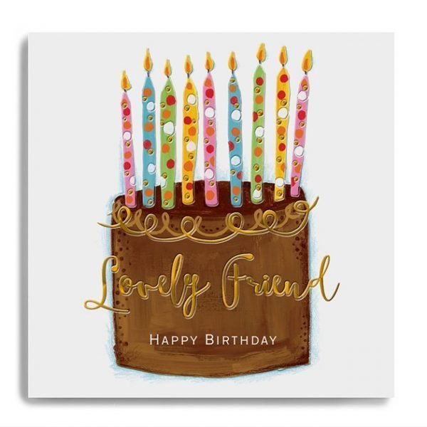 Lovely Friend Birthday Card