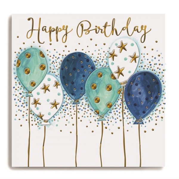Happy Birthday Balloons Card