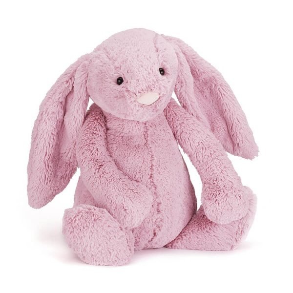 big cuddly bunny from jellycat. 51cm bashful bunny in tulip pink