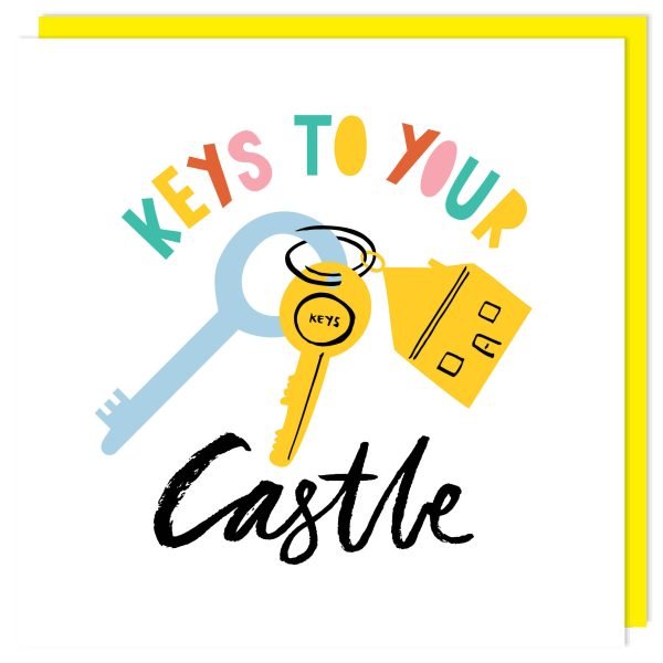 Keys To Your Castle New Home Card