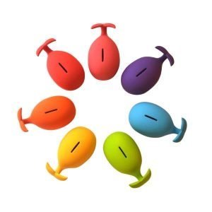 ceramic whale money box. Tactile rubber finish and rubber stopper to remove money.