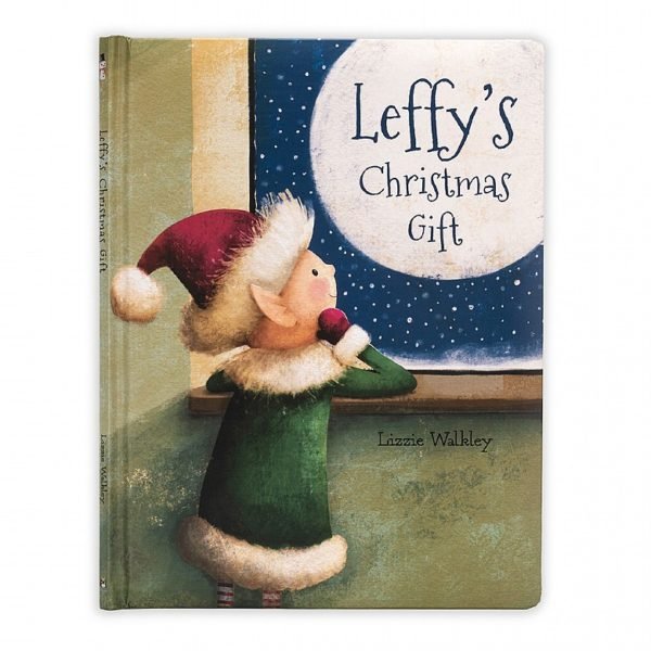 A hardback storybook about an elf looking for the perfect gift for Santa. Leffy's Christmas Gift