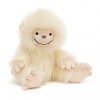 A large fluffy Yeti who has a lovely smiley face, big teeth, big hands and feet. He looks so cuddly