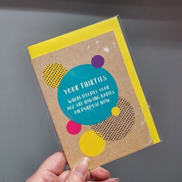 Having Babies On Purpose 30th Birthday Card