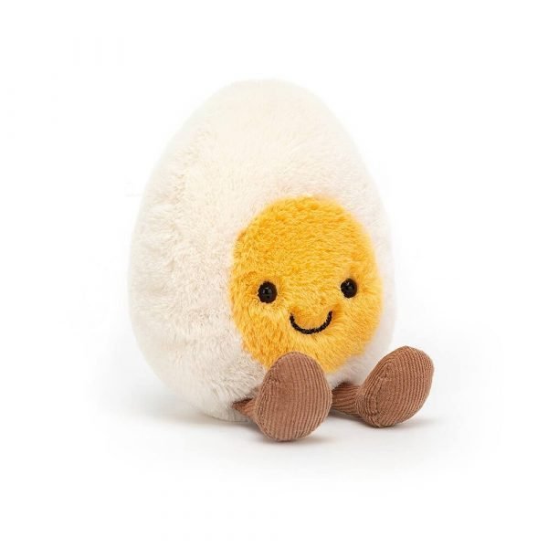 Of all things a cuddly boiled egg.