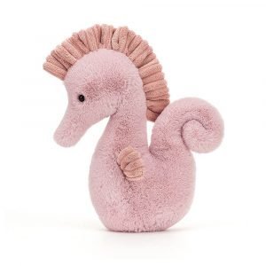 A cute dusky pink seahorse from Jellycat