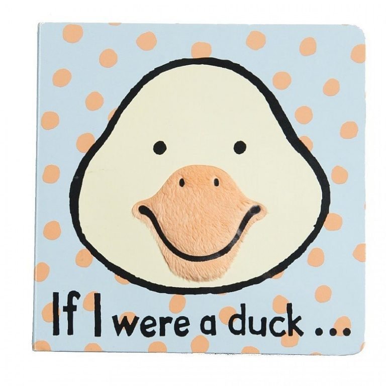 A sweet board book with textured pages and a story about a cute little duck.