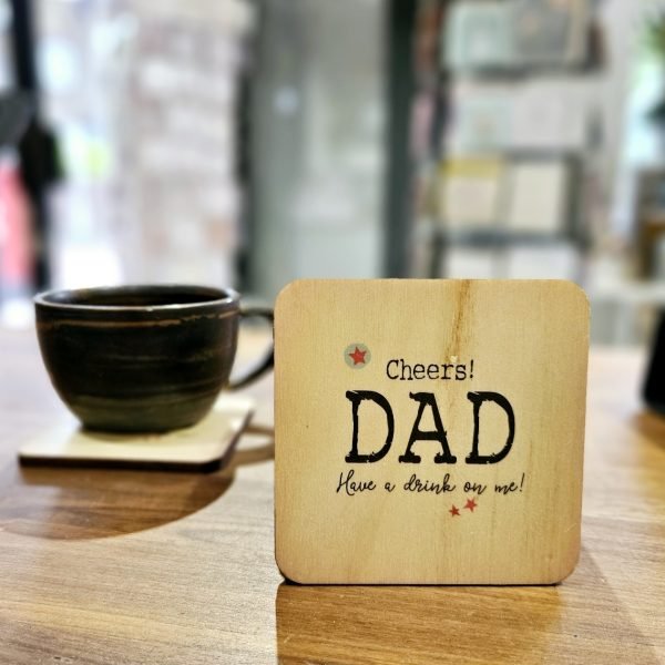 Cheers Dad Coaster