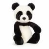A black and white bashful panda from Jellycat cuddly toy manufacturer