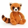 A sweet little red panda cuddly toy from Jellycat's Bashful range.