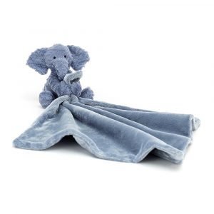 A cute fuddlewuddle elephant soother from Jellycat. Perfect for newborn babies.