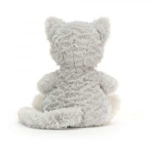 Mitten Kitten is the cutest little grey kitten from Jellycat. With a silver body white nose and paws.