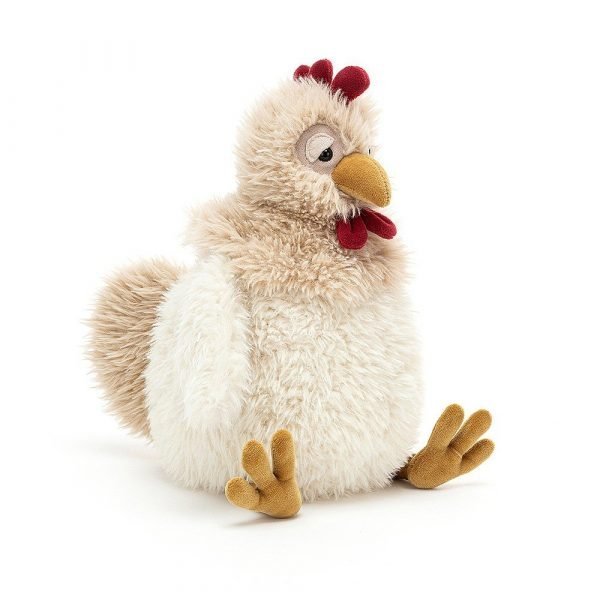 A huge fluffy cuddly chicken from Jellycat