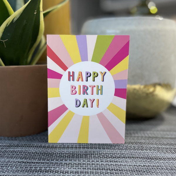 Pack of 8 Colourful Mini Cards