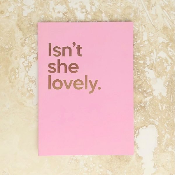 Isn't She Lovely Card
