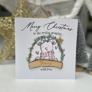 A brilliant Christmas card to an Amazing Granny at Christmas.