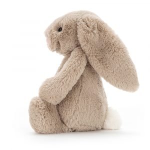 A fabulous medium sized beige bunny from Jellycat. With velvet soft fur and long floppy ears.