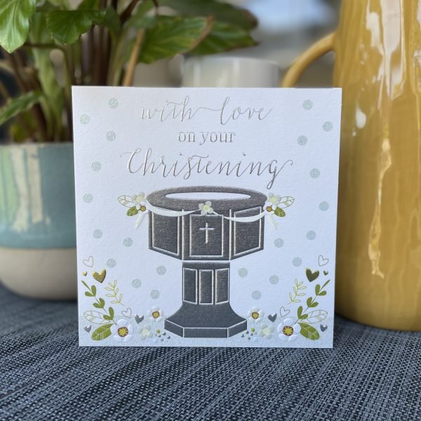 Christening With Love Card