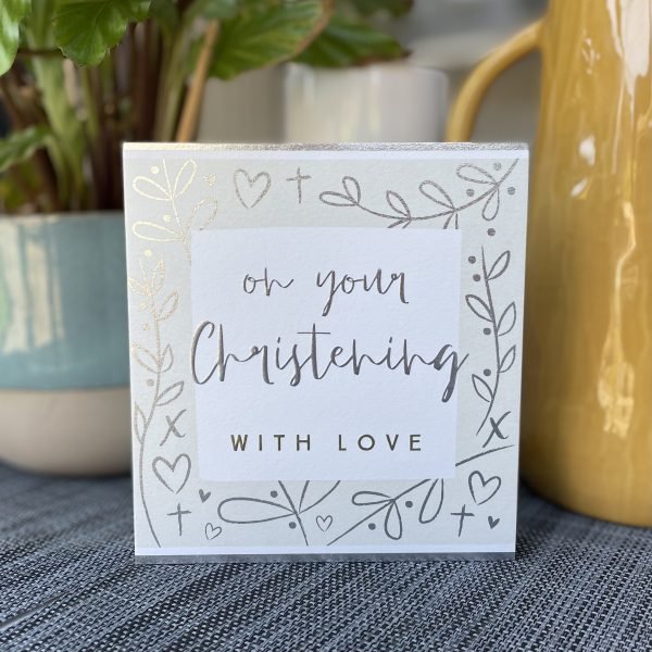 Christening With Love Card