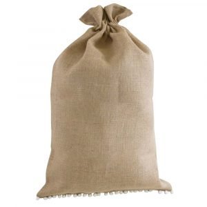 A large hessian Christmas sack