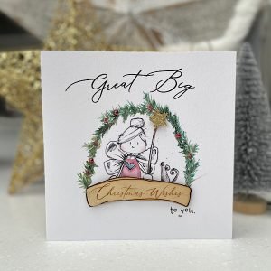 A gorgeous card to send Great Big Christmas wishes to someone.