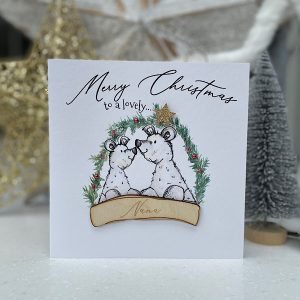 A gorgeous Christmas card to give to your Lovely Nana at Christmas time.