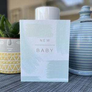 New Baby Boy Pastel Card