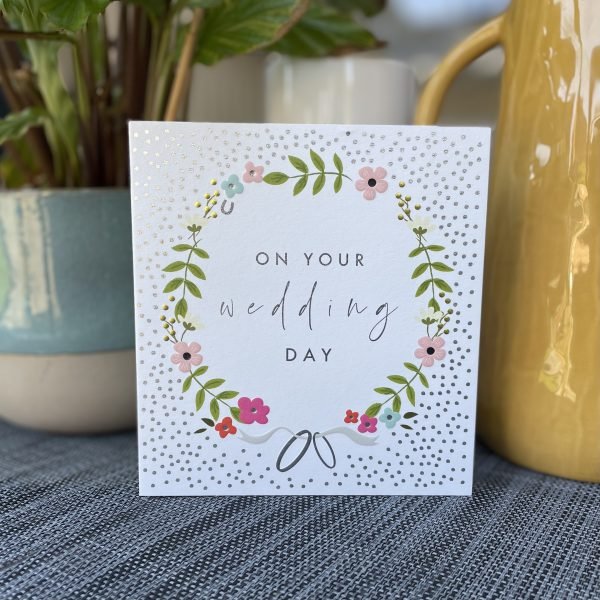 Wedding Day Floral Card