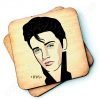 Elvis Character Wooden Coaster