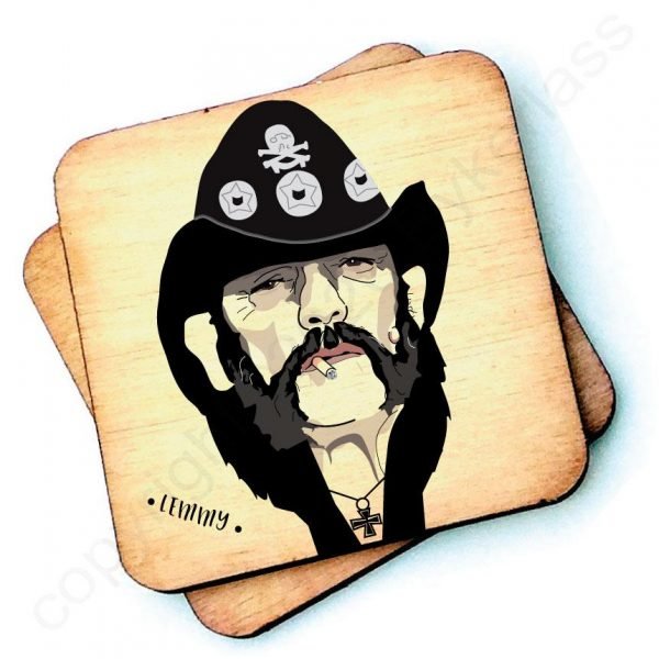 Lemmy Character Wooden Coaster
