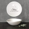 A lovely ceramic medium sized dish with an image of little birds and the words Most Wonderful Time of the Year printed on it.