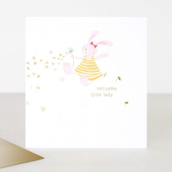 Welcome Little Lady Card