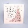 Fabulous Mum Mother's Day Card by Five Dollar Shake. A card with a lovely lady in a beautiful pastel shade dress. Hand embellished with crystals flowers and bows. The caption reads "to a fabulous Mum and my best friend"