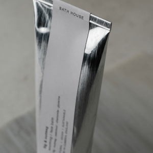 A lovely Fig and nutmeg face bakm in an aluminium tube in a white box, from Bath House.