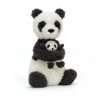 Jellycat Huddles Panda. A panda cuddly toy holding a baby panda