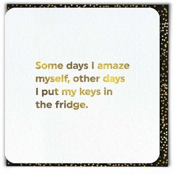 Amaze Myself Card